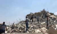 هدم منزل الشهيد صالح البرغوثي في كوبر